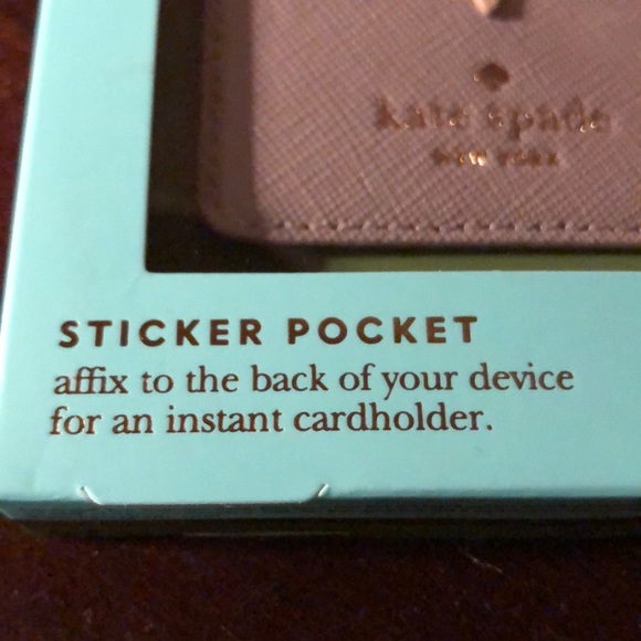 Kate Spade New York Owl Sticker Pocket - Picture 4 of 8